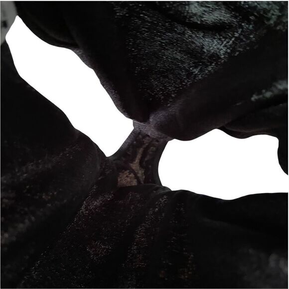 NWT Olivaceous Basic Black Long Sleeve Bodysuit Front Button with Collar Size S - Picture 6 of 8